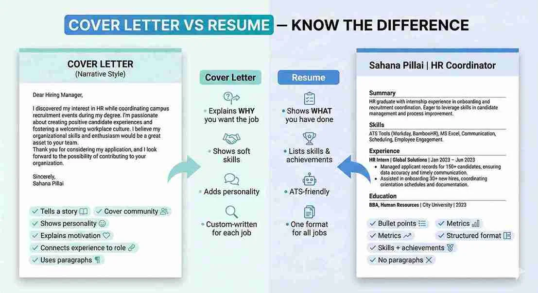 Cover Letter vs Resume: What’s the Real Difference?