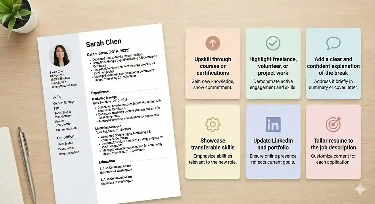 Resume Tips for Women Returning to Work After a Career Break